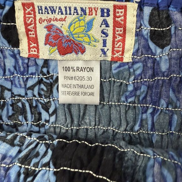 NEW Hawaiian Original by Basix Smocked Tube Top Polynesian Beach Surf Island OS - Picture 5 of 8